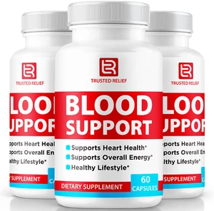 (3 Pack) Trusted Blood Support Pills for Managing Sugar & Pressure Levels - Picture 1 of 8