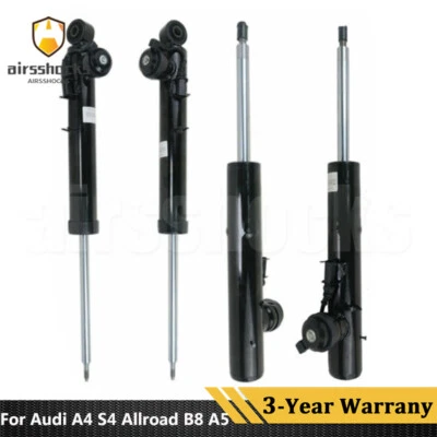 4x Amortecedores dianteiros traseiros com ajuste elétrico Audi A4 S4 Allroad B8 A5 S5 08-2017 - Imagem 1 de 4