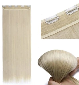 Clip de cabeza completa 24"120gr 3/4 en extensiones de cabello 5 clips postizos adjuntos #613 - Imagen 1 de 6