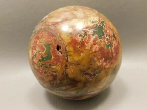 Esfera de jaspe Cherry Creek piedra de 2,25 pulgadas jaspe Picasso bola de 60 mm #O6 - Imagen 1 de 10
