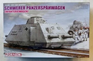 DRAGON 1/35 WW2 German Schwerer Panzerspahwagon train model - Picture 1 of 4