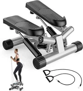 Sweetcrispy Mini Stair Steppers with Resistance Bands for Exercise at Home... - Picture 1 of 9