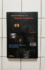 Research Methods In The Social Sciences 6th Ed Book & Disc by Nachmias Textbook  - Imagen 1 de 13