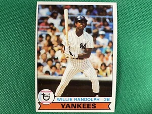 1979 Yankees Burger King #13 Willie Randolph F New York Yankees - Picture 1 of 1