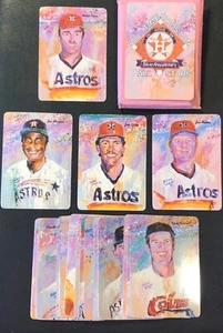 1986 Houston Astros All Time All Stars set di schede biscotti madre NOLAN RYAN 1-28 - Foto 1 di 7