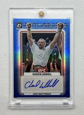 Chuck Liddell #/99 Auto Blue Prizm Opti-Graphs 2023 Panini Donruss Optic UFC