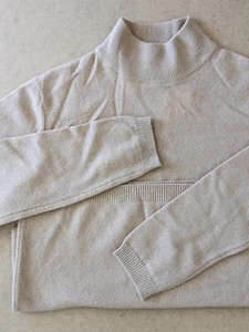 Neu mit Etikett Charter Club Damenpullover camelfarben 2-lagig 100 % Kaschmir Langarm Stehkragen - Bild 1 von 8