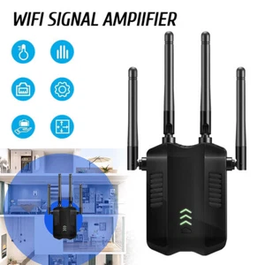 WiFi Range Extender Repeater Wireless Amplifier Router Signal Booster 1200Mbps - Picture 1 of 23