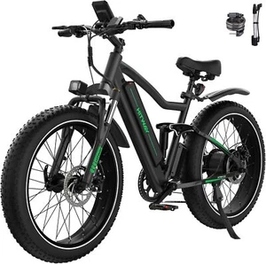 Bicicletta Elettrica 26 Pollici E-Moutainbike 48V 16Ah Grasso Pneumatici E-Bike HITWAY 7 Velocità - Foto 1 di 13