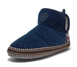 Ariat Women’s Bootie Slipper Sz XS US 5-6 Blue NEW! $55! - Picture 1 of 8