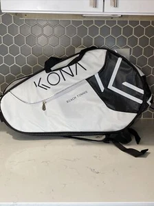 Kona Beach Tennis Bag White Black - Picture 1 of 9