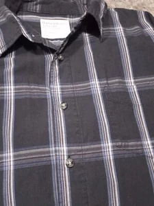 Wrangler Jeans Co Premium Quality Shirts/ Men's Black Plaid/ Size LARGE  - Picture 1 of 24