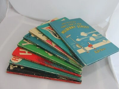 Dr Seuss Book Lot 8 1937 - 1961 Book Club Edition Larger Size Mulberry Sneetches — 第 1/4 张图片