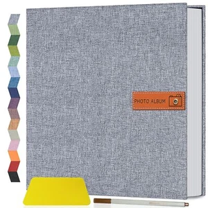 Large Photo Album Self Adhesive 4x6 5x7 8x10 Scrapbook Album DIY Picture Book... - Picture 1 of 8
