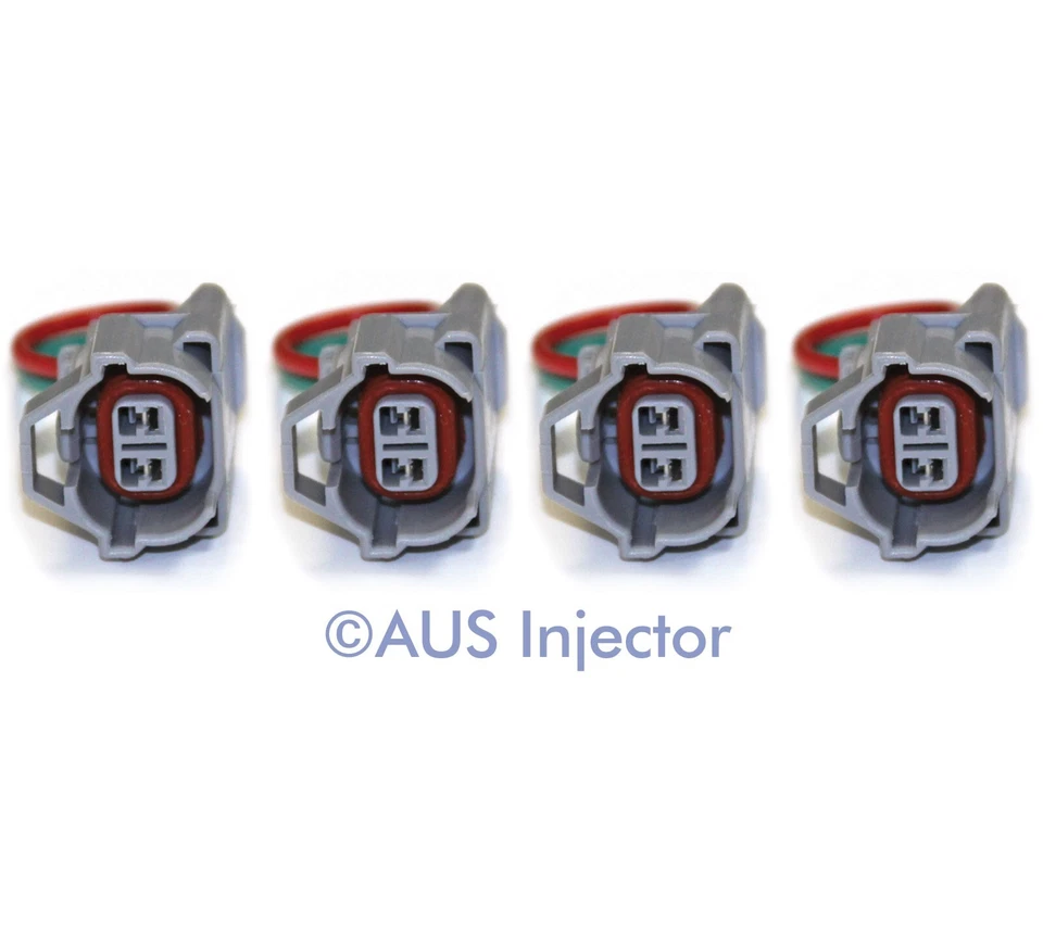 Juego de 4 conectores de inyector de combustible coleta para Nippon Denso SUMITOMO [SUMF-4] Foto 1 de 2