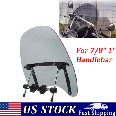 Parabrisas grande ahumado para Honda Shadow 750 CM500 CM1000 Spirit 600 Foto 1 de 4