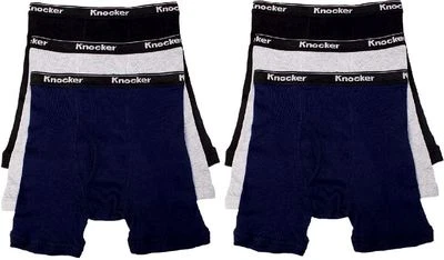 3 6 12 мальчиков хлопок боксера трусы мягкий однотонный BBC1500 лот новый нижнее белье S ~ XL - Изображение 1 из 4