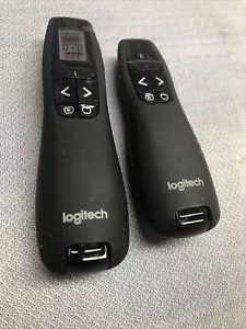 2x Logitech Presentation Power Point R800 Fernbedienung + USB C-U0014 Empfänger - Bild 1 von 3