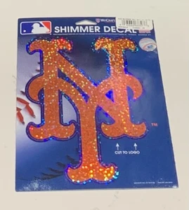 New York Mets Officially Licensed 5 X 7 MLB Shimmer Decal By WinCraft! - Picture 1 of 1