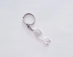 Mermaid Keychain, Mermaid Tail Keychain, Nautical Keychain, Mermaid Zip Pull - Picture 1 of 2
