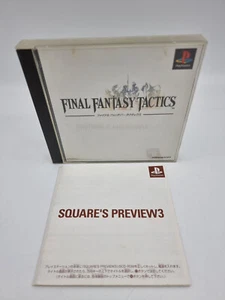Final Fantasy Tactics PLAYSTATION PS1 Psx Japan Used - Picture 1 of 5