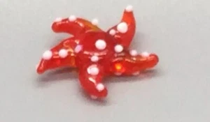 Ganz Miniatur Glasfigur - Roter Sternfisch - Bild 1 von 3