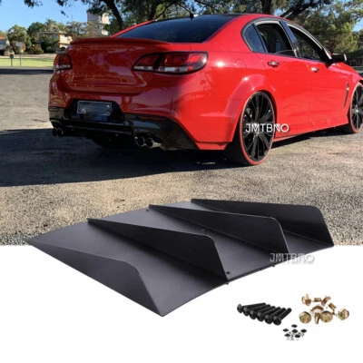 Rear Diffuser Bumper 4 Fin Splitter Spoiler Lip For Holden Commodore VF VE VB ZB - image 1 of 4