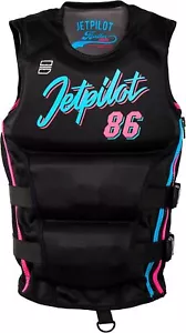 Jetpilot Bonifay Baller Coast Guard Approved Life Vest PFD X-Large Black - Picture 1 of 4