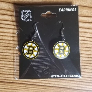 NHL Boston Bruins Earrings - Picture 1 of 2