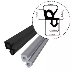 S-1387F Fensterdichtung EPDM Fenster Dichtung Schwarz Grau Rehau Gummidichtung - Bild 1 von 19