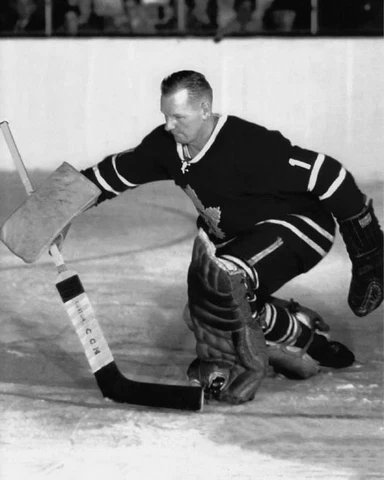 Toronto Maple Leafs JOHNNY BOWER Glossy 8x10 Photo Print Hockey Poster HOF 76 Cover