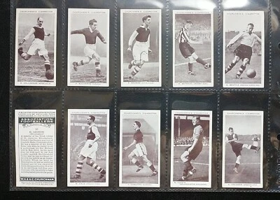 Churchman Association Footballers (1st) 1938. Full Set Of 50 Cigarette Cards VG - Image 1 of 4