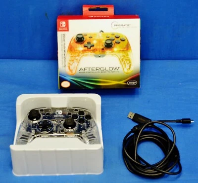 AFTERGLOW DELUXE+ WIRED CONTROLLER FOR NINTENDO SWITCH - TRANSPARENT - Image 1 of 3