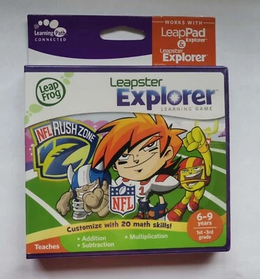 LeapPad - Leapster Explorer Learning Game: NFLRush Zone - Image 1 of 2