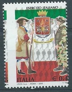 2005 ITALIA VARIETà ESERCITO MNH ** - RR3686-7 - Picture 1 of 1