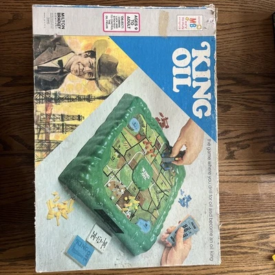 1974 King Oil Game by Milton Bradley - Photos Of Game Pieces Included - Image 1 of 4