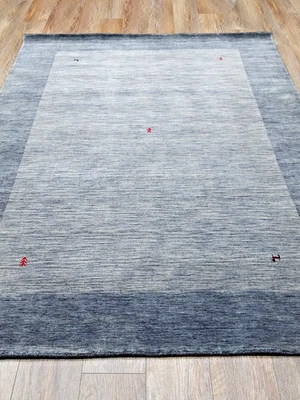 Турецкий богемный ковер, современный турецкий ковер ручной работы Oushak Gabeh, 5,5 x 7,5 футов - Изображение 1 из 4