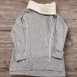 Cuello capucha gris jaspeado Maurice talla mediana manga larga ligero - Imagen 1 de 3