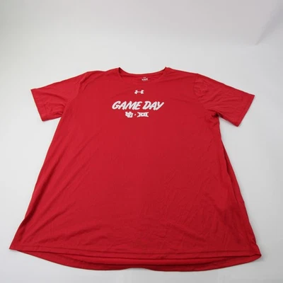 Utah Utes Under Armour Short Sleeve Shirt Men's Red New - Image 1 of 3