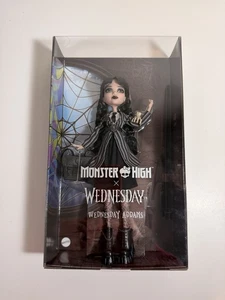 Monster High x Wednesday Addams Puppe & Zubehör Sammlerpuppe Figur Neu - Bild 1 von 4