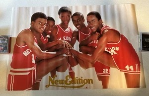 NEW EDITION - VINTAGE POSTER - 22" x 34" - 1985 JUMP & SHOOT PRODUCTIONS - Picture 1 of 8
