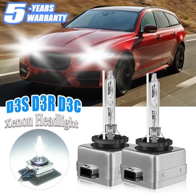 For Jaguar XF 2012-2019 D3S Xenon HID Replacement Bulbs White Pair 2PCS NEW - Image 1 of 4