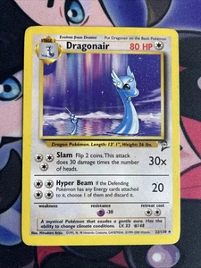 Pokemon Dragonair 22/130 Set Base 2 Non Holo Raro WOTC LP - Foto 1 di 6