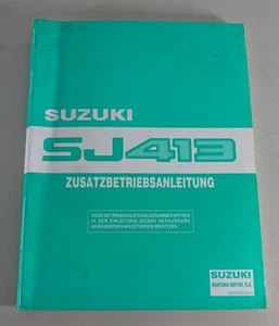 Betriebsanleitung - Zusatz Suzuki / Santana SJ 413 Samurai Stand 04/1999 - Bild 1 von 3