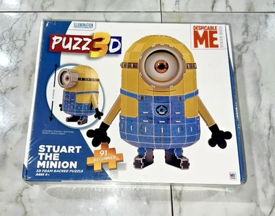 Puzz 3D Stuart Minion Despicable Me Minion Toy Minion Puzzle Building Toys New - Image 1 of 2