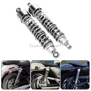 15" 380mm Rear Shocks Absorbers Air Suspension For Harley Sportster Sport XL1200 - Picture 1 of 18