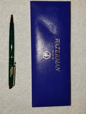 Bolígrafo Waterman Personalizado Estilo Mármol Verde Lakeland Regional con Caja  Foto 1 de 4