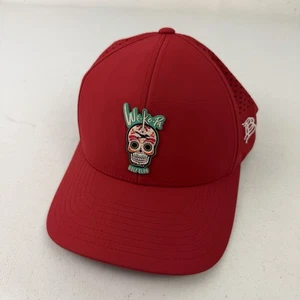 We-Ko-Pa Baseballmütze Golfschläger Markenscheine rot Kappe verstellbar Mütze Flexfit - Bild 1 von 4