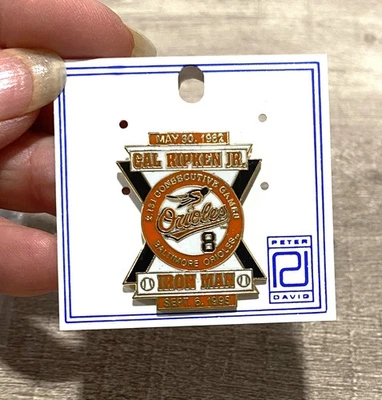 Balimore Orioles Cal Ripken Jr. Iron Man Lapel Pin - Image 1 of 2