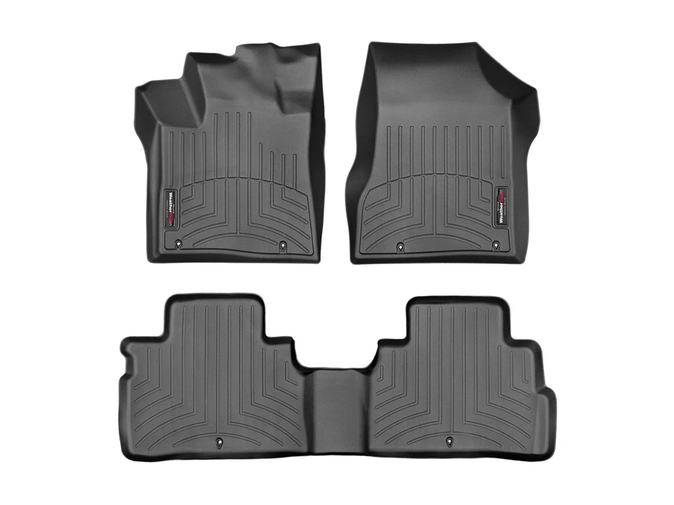 WeatherTech Floorliner для Nissan Murano 2017-2017 годов выпуска - 1-й и 2-й ряд, черный - Изображение 1 из 4